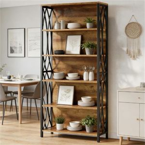 Estantería Vertical con Funciones de Almacenamiento y Exhibición, Librería de Esquina para Plantas - Product Image 3