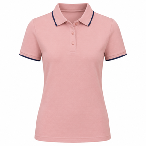 Latest High Quality <b>Ladies</b> for <b>Shirt</b> Casual Wear Sports Workout Running Knitted Embroidery Quick Dry Breathable <b>Polo</b> <b>Shirt</b> - Product Image 5