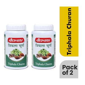 Baidyanath triphala Churna-400g ช่วยปรับปรุงการเคลื่อนไหวของลำไส้และอาหารไม่ย่อยท้องผูกและความผิดปกติของระบบย่อยอาหาร - Product Image 1