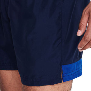 Shorts de sport pour hommes sur mesure, approvisionnement en gros, OEM, marque privée, shorts de football bleu marine, directement de l'usine - Product Image 6