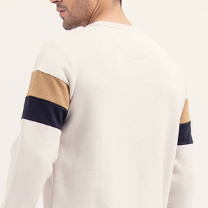 Sweat-shirt à col rond 100 % coton, épaules tombantes, streetwear décontracté d'hiver, pull doux brossé, OEM, marque privée - Product Image 6