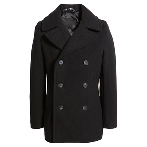 Manteau long décontracté pour homme en laine haut de gamme, croisé, ajusté, chaud, double face, automne-hiver - Product Image 1