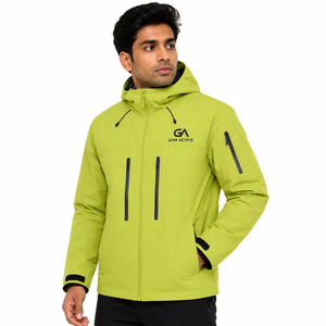 Chaqueta Softshell para Hombre, Impermeable, Cortavientos, con Capucha, Ligera, para Senderismo, Trekking y Deportes, Venta al Por Mayor OEM - Product Image 4