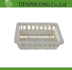 Fabrication en gros Nouveau style Panier de rangement rectangulaire en bambou bon marché Écologique Multifonction Artisanat fabriqué au Vietnam - Product Image 5