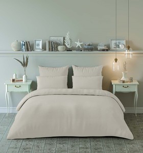 Ensemble de draps blancs modernes et minimalistes – Collection de literie en coton de qualité supérieure, literie douce et respirante, très confortable - Product Image 1