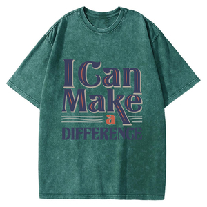 Camiseta de Manga Corta Verde para Hombre, Cuello Redondo, Corte Regular, Estampado de Letras Informal, 100% Algodón Jersey - Product Image 1