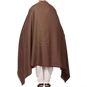 Chal de Cachemira y Pashmina de Lana de Color Sólido para Hombre, Extra Largo, Suave, Cálido, Ligero, de Alta Calidad, para Invierno y Oficina - Product Image 4