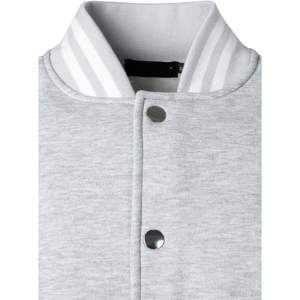 Chaqueta Varsity de Béisbol, Chaqueta Bomber Varsity con Letras, Chaqueta Varsity de Béisbol de PU para Hombre, Informal, Tejida a Crochet - Product Image 4