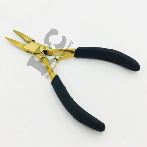 Alicates de sujeción fuerte para extensiones de cabello, de acero inoxidable, herramienta para abrir y quitar extensiones de cabello con anillos micro/nano, herramienta para extensiones de cabello. - Product Image 2