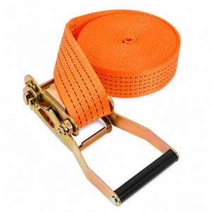 Container <b>Cargo</b> Lashing Ratchet Strap Polyester 50mm 3000kg Heavy Duty Construction for Logistics Load Securing OEM Service - Product Image 6