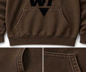 Sudadera con Capucha Moderna Casual para Hombre, Estilo Vintage, Algodón, Talla Grande, Conjunto de Moda Urbana Premium - Product Image 4