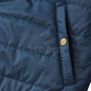 Custom Style Eco-Friendly Breathable Nylon/Polyester Puffer <b>Jackets</b> with Front Logo <b>Long</b> Sleeves for <b>Men</b>-Wholesale Price - Product Image 6