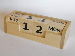 Base de Madera de Alta Calidad para Fotos, Calendario Artesanal, Decoración de Escritorio para el Hogar u Oficina, Precio de Fábrica - Product Image 2