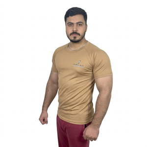 เสื้อแขนสั้นสำหรับผู้ชายสำหรับเล่นกีฬาและเล่นเซิร์ฟ เสื้อแรชการ์ดแขนสั้นสำหรับผู้ชาย แห้งเร็ว ชุดกีฬาสำหรับวิ่งและฝึกซ้อม - Product Image 3