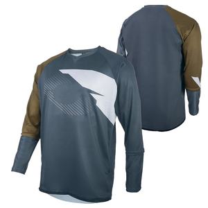 Camiseta de Motociclismo Personalizada con Etiqueta, Resistente al Viento, 100% Poliéster, para Carreras de Motocross, MTB, MX, BMX, Camiseta Protectora, Descuento por Volumen - Product Image 3