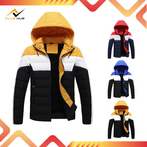 Chaqueta Acolchada Reversible de Lona Recubierta para Hombre al por Mayor, Impermeable, Cortavientos, con Cremallera, para Invierno y Exteriores, con Logotipo Frontal - Product Image 4