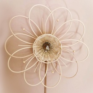 Ceiling lamp for baby room decorating trendy design natural rattan <b>pendant</b> <b>light</b> lampshades - Product Image 1