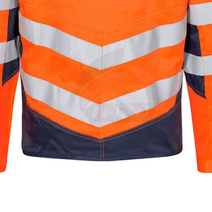 Protective Safety <b>Jacket</b> Reflective Workwear Designed For Construction And Industrial Environments High Visibility Safety <b>Jacket</b> - Product Image 6