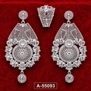 Boucles d'oreilles pendantes de luxe pour femmes MOLL JEWELLERS en alliage de zinc plaqué or 24 carats avec motif cœur en corail, bijoux de fête A-55088 - Product Image 5