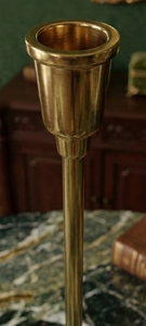 Attractive <b>Gold</b> Finished <b>Candlestick</b> Stand High Quality Candle <b>Holder</b> Home Restaurant Hotel Office Decoration - Product Image 4