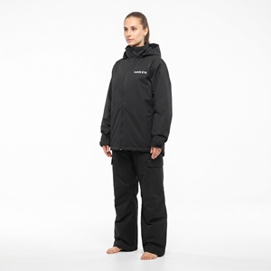Mono de esquí para mujer, grueso, impermeable, cortavientos, transpirable, cálido, con cremallera, para nieve, ropa de esquí para exteriores - Product Image 3