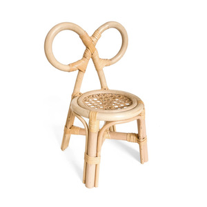 Miniature rattan chairs for <b>dolls</b> furniture princess <b>doll</b> <b>accessories</b> handmade natural toy chair - Product Image 4