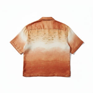 เสื้อผู้หญิงลายมัดย้อมฤดูร้อนปี 2026 แขนสั้นทรงหลวม สวมใส่สบาย - Product Image 4