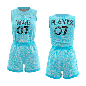 Ensemble de maillot et short de basket-ball pour femmes, personnalisé, sublimé, de haute qualité, avec coutures professionnelles - Product Image 1