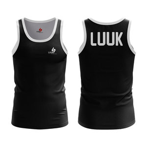 LUUK <b>Men's</b> Sublimation Printed Tank Top Quick Dry Sporty Sleeveless Fitness Shirt O Neck <b>Compression</b> Fit Custom Design Printed - Product Image 6