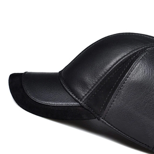 Best Seller Classic Genuine Leather <b>Baseball</b> <b>Cap</b> Adjustable Outdoor Casual Travel Fashion Wear Leather <b>Caps</b> for Men <b>Women</b> - Product Image 6