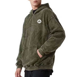 Prix de gros Sweats à capuche délavés à l'acide de qualité supérieure, pour usage décontracté, avec design personnalisé - Product Image 3