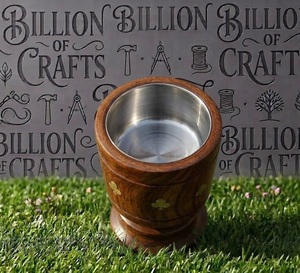 Modern Pedestal Base Wooden Mabkhara Arabic Bukhoor <b>Oud</b> Wood Chips Holder Aromatherapy <b>Diffuser</b> - Product Image 4
