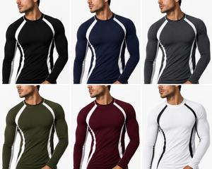 Traje de Baño Ligero, Ecológico, Transpirable, de Corte Ajustado, de Lona, para Hombre, Manga Corta, con Logotipo Personalizado, Servicio OEM, Hecho a Medida - Product Image 6