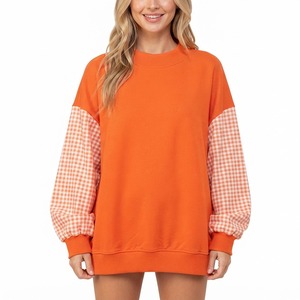 High Quality Women Oversized Sweatshirt High <b>Mock</b> Neck Pullover Casual Long Sleeve Top Relaxed Loose Fit Style Modern Daily Wear - Product Image 4