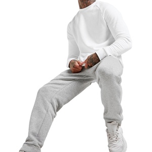 เสื้อสเวตเชิ้ตคอกลมสีขาวสำหรับผู้ชาย ผ้าฝ้ายฟลีซแท้ ผลิตตามสั่ง ขายดี รุ่นใหม่ ตามความต้องการของลูกค้า - Product Image 1