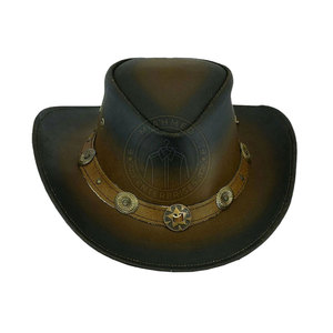 <b>Western</b> Fashion Cowboy <b>Hat</b> With Structured Felt Crown Wide Brim And Classic Decorative Trim Cowboy <b>Hat</b> - Product Image 6