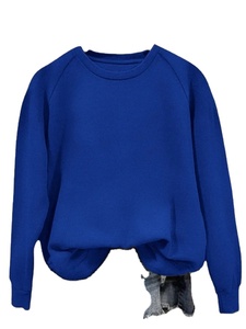 เสื้อกันหนาวผ้าฝ้าย100% โอเวอร์ไซส์สำหรับผู้หญิง, เสื้อมีฮู้ดสีแดงน้ำตาลลำลองคอกลมทรงหลวมสำหรับฤดูใบไม้ผลิฤดูหนาวโลโก้ด้านหน้าซักได้ - Product Image 5