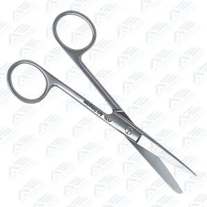 Tijeras de costura de tela de acero inoxidable de grado médico de 5 pulgadas con mango de agarre suave, tijera quirúrgica, instrumento médico - Product Image 3