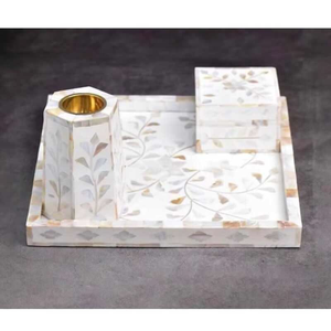 Juego de Bandejas para Bakhoor Madkhan de Alta Calidad, Cajas Decorativas de Madera con Incrustaciones de Pino, Aroma a Rosa, Jazmín, Caramelo y Anís Estrellado, Emiratos Árabes Unidos, Arabia Saudita, Catar - Product Image 6