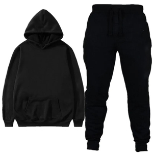 Unisex Men's and Women's Winter Tracksuit Set 2 Piece Hoodie and Sweatpants Men's <b>Sweatshirt</b> and Joggers Set - Product Image 4