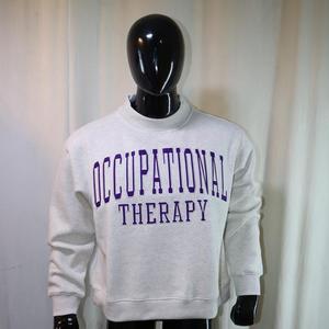 Sudadera OCCUPATIONAL de cuello alto, 450 GSM, con nombre personalizado, bordado en aplique, corte holgado, 100% algodón, felpa francesa. - Product Image 4
