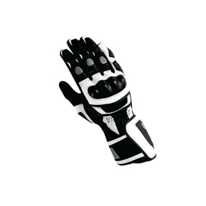 Gants de moto en cuir perforés pour hommes et femmes, rétro, respirants, pour l'été, pour la moto, le motocross, la course, la rue - Product Image 4