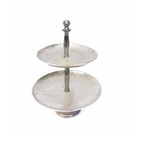 ขาตั้งเค้กอะลูมิเนียม 3 ชั้น รูปหัวใจ คุณภาพสูง ชุบนิกเกิล ขาตั้งผลไม้ ขาตั้งเค้ก อุปกรณ์ทำขนม จากอินเดีย - Product Image 4