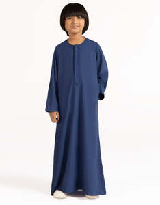 Arabic Thobe For Boys Muslim Islamic Clothing Traditional Long <b>Dress</b> Eid Outfit Prayer Wear Wholesale Custom Logo Accepted - Product Image 3
