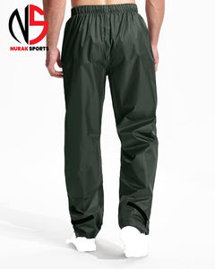 Pantalones de nailon cortavientos para hombre, estilo deportivo casual, de cintura alta, ligeros, antiarrugas, de corte ajustado y frente plano, a la moda, 2026 - Product Image 4