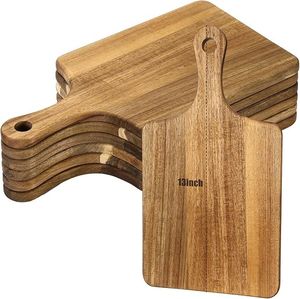 Planche à découper rectangulaire en bois, épaisseur 2,0 cm, facile à nettoyer - Product Image 4