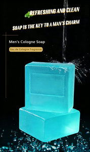 สบู่ก้อนทำมือสีฟ้า สบู่เจลก้อนกลม สบู่หอม สำหรับโรงแรม สปา ห้องน้ำ - Product Image 3