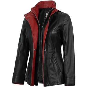 <b>Women</b>’s Premium Genuine <b>Leather</b> <b>Long</b> Coat Elegant Full Length Classic Tailored Winter Fashion Outerwear <b>Jacket</b> Custom Apparel - Product Image 6