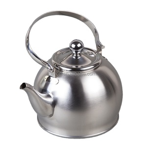 Royal-<b>Tea</b> 1.0 Qt. Stainless Steel <b>Tea</b> Kettle <b>Tea</b> Pot Teapot Water Kettle Camp Kettle With <b>Infuser</b> Basket and Folding Handle - Product Image 2