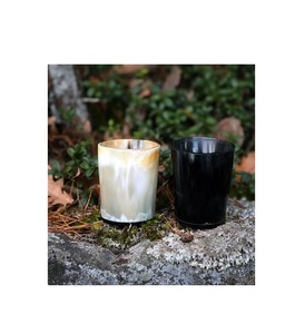 แก้วดื่มทำมือจากเขาสัตว์ งานฝีมือดั้งเดิม เป็นมิตรกับสิ่งแวดล้อม ใช้ซ้ำได้ อุปกรณ์เสริมสำหรับงานปาร์ตี้และบาร์ สไตล์เรียบง่ายแบบชนบท - Product Image 1